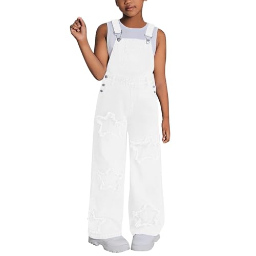 Teens Girls Baggy Jeans Wide Leg Loose Streetwear Denim Pants Elastic High Waisted Y2K Kids Aesthetic Clothes for Fall