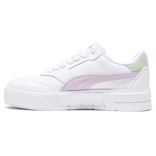PUMA Womens Cali Court New Bloom Perforated Platform Sneakers Shoes Casual - White - Size 7.5 M3