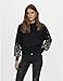 ONLY Female Sweatshirt Normal geschnitten Rundhals Gerippte Ärmelbündchen Tief angesetzte Schulter Sweatshirt