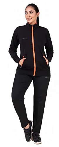 Image of Tempest Women's Stylish Ultra Strechable Lycra Sports Athletic Gym Running Sports Track Suit | Women's Yoga Track Suit Pants, Joggers, Gym, Active Lower Wear ll (2 Piece Set)