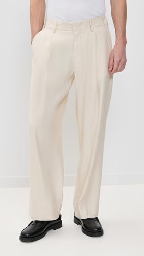 Men's Kay Pleated Linen Trousers2