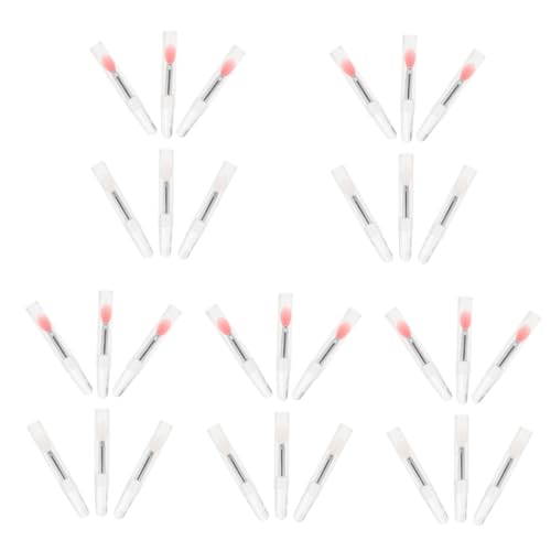 NULYLU 5sets Silicone Makeup Applicator Set Face Applicator Sponge Makeup Eyeshadow Brushes Lipstick Brush Lip Mask Professional Set 6pcs*5