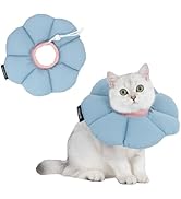 S / ブルー エリザベスカラー 猫用 犬用 ソフト 傷舐め防止 可愛い Amazon | エリザベスカラー 猫用 犬用 ソフト 防水 軽量 手術後傷口