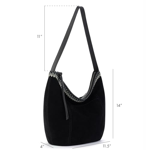 Image of The Sak Sequoia Hobo Bag - Premium Large Leather Women's Handbag for Everyday & Travel - Durable Purse With Zipper Pocket