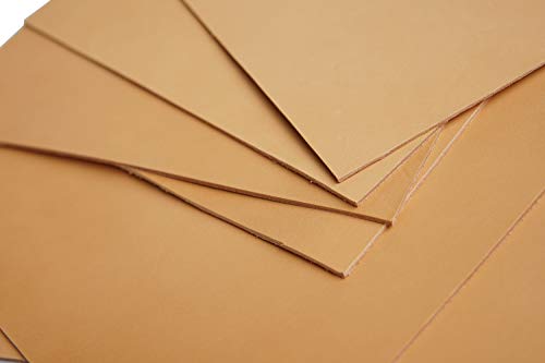 Veg Tan Tooling Leather 2.0Mm Full Grain Stiff Cowhide Handmade Diy Art Crafts Carving Firm Genuine Leather #TOP6