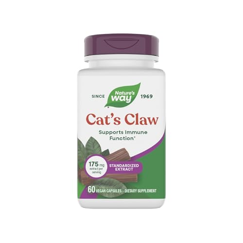 Nature's Way Standardized Cat's Claw Extract, 175 mg per Serving, 60 ct - image 1