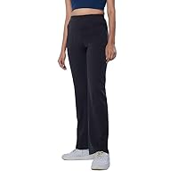 BlissClub Women On-The-Go Straight Pants | Pintuck Design | No-Dig Waistband | AeroFlo Fabric | 2 Zippered Pockets | Low Impact | Activewear for Women