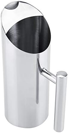 Miniatura 8 de Acero inoxidable con protector de hielo Jarra de bebida fría Home Hotel Water Pot (1L)