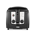 Tower T17002 Deep Fat Fryer with Adjustable Thermostat, 3L, 2300W, Black