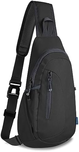 TITECOUGO Small Sling Bag, Lightweight Crossbody Backpack for Men Women Kids, Shoulder Bag for Sports and Outdoor