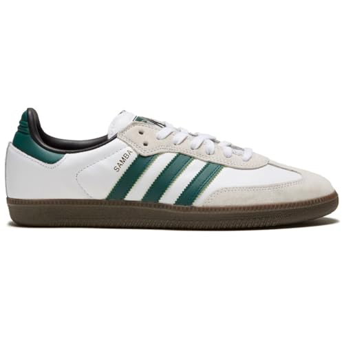 Adidas Samba Adv Shoes - White/Collegiate Green/White - 10.0