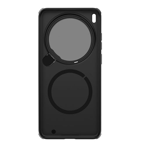 Image of Nillkin Case for Vivo X300 Ultra (6.82 inch Inch) CamShield Prop Magnetic Flip Style Transparent Black Lens Camera Protect Mobile Holder TPU + PC Black Color