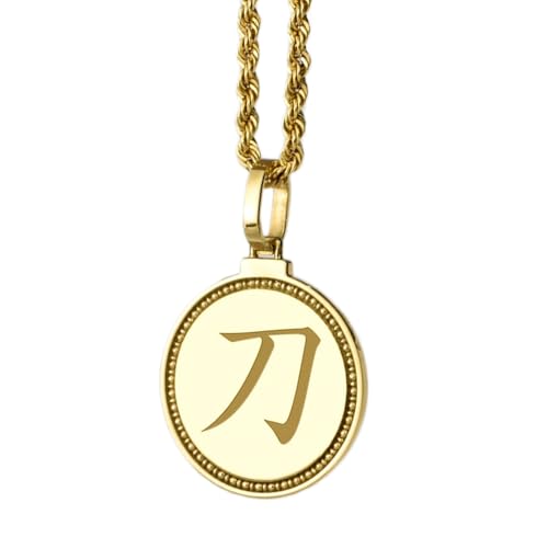 Collier pendentif rond gravé en argent 925 anti-ternissement, l'éclat de l'or sans l'usure