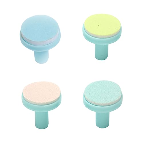 ERINGOGO 4Pcs Nail File Replacement Pads for Nail Trimmer Easy to Install Grinding Heads for Electric Nail File Ergonomic Design for Safe and Gentle Nail Care