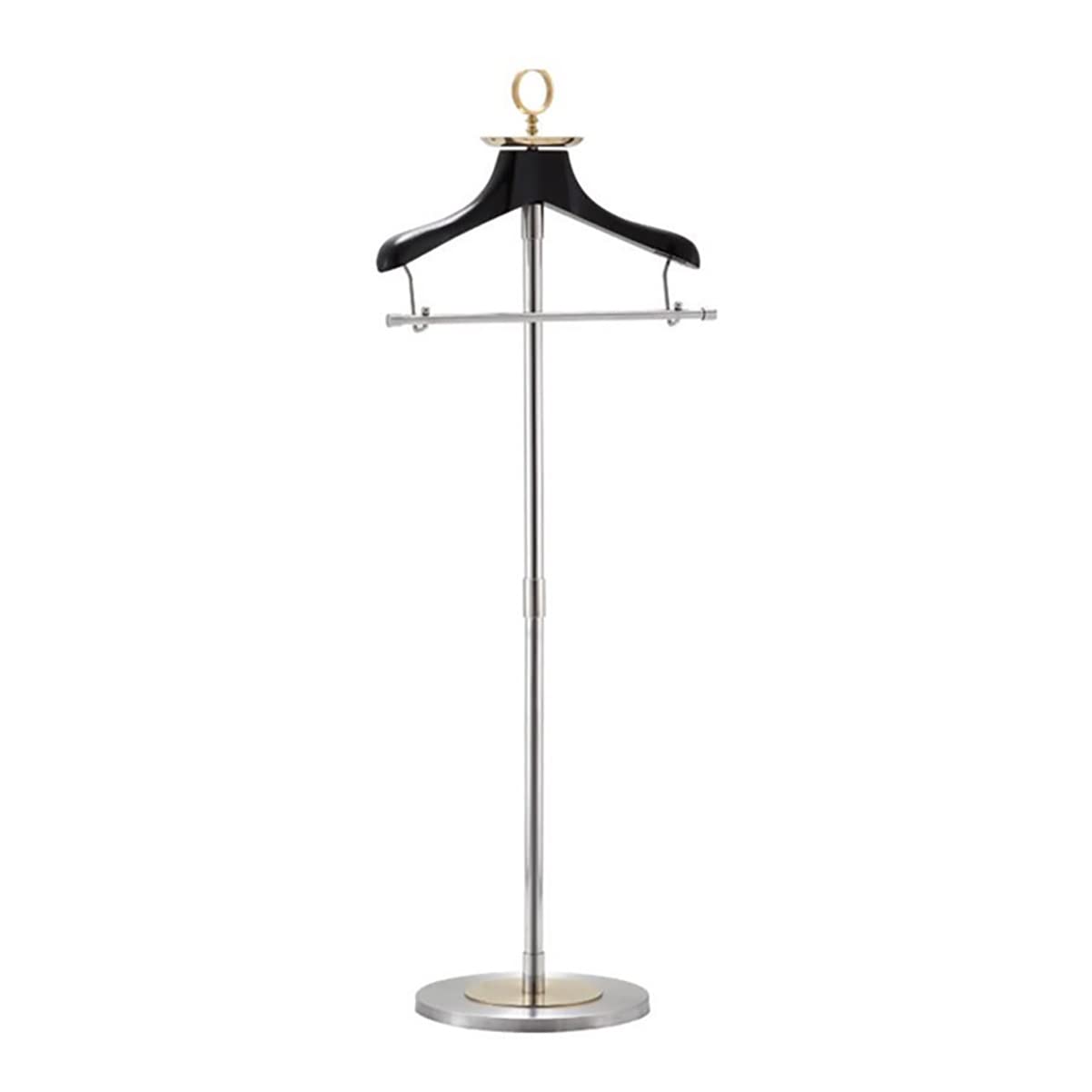 Servomuto autoportante per Uomo/Donna in Acciaio Inox e Legno con Base Robusta per Camera da Letto e Ufficio