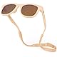 BABY SUNNIES Baby Sonnenbrille Polarisiert mit Riemen - UV400, 0-24 Monate, Pfirsich - Flexibel & Unzerbrechlich - Verstellbares Neoprenband - Sonnenbrille Baby