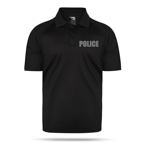 Police Performance Polo - Polyester for Odor Free, Moisture-Wicking Quick Dry Comfort. Ideal for Law Enforcement.