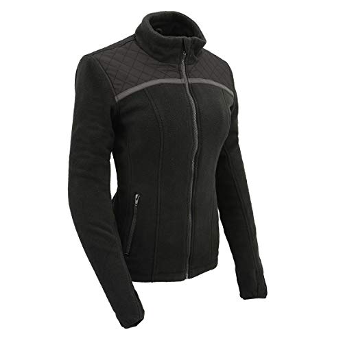 Image of Milwaukee Leather Women's Textile Classic Crossover Motorcycle Riders Jacket - All Year Wear