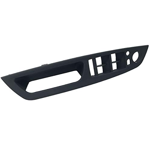 Jaronx for BMW X5/X6 Driver Side Door Handle,Window Switch Door Armrest Panel Pull Strap Trim Cover for BMW X5 2008-2013 and BMW X6 2008-2014 (Black)