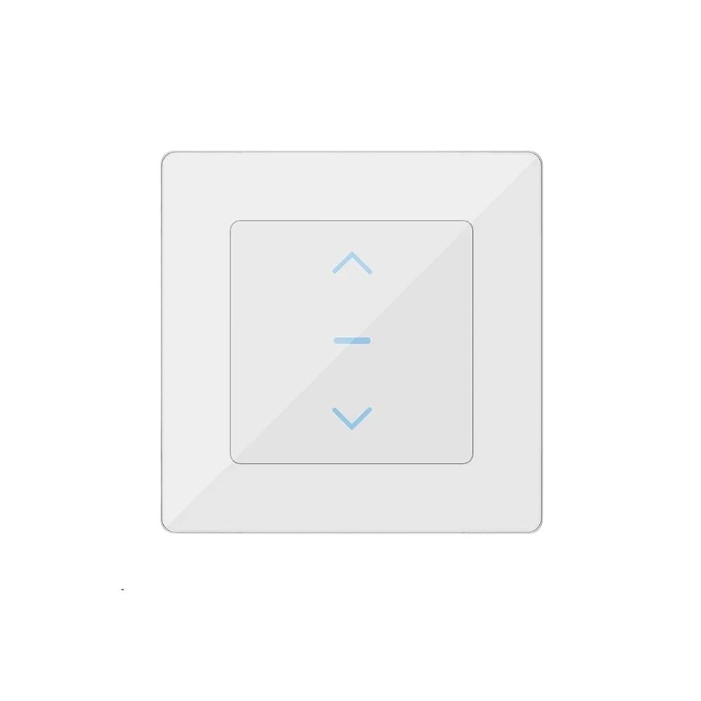 L'interruttore intelligente for tende WiFi Touch Design for motorizzate e a rullo funziona con l'app Tuya Smart Life Alexa(1 PC WHITE)