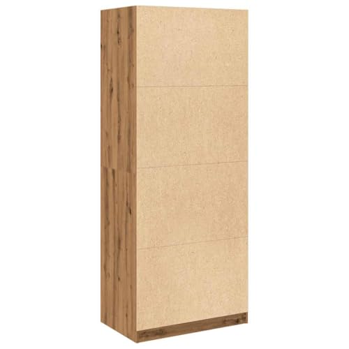 Armario de madera de roble para dormitorio con cajones y diseño compacto 7