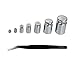 TEXALAN(R) Calibration Weight Set - 1g 2g 5g 10g 20g 50g 100g with Tweezer for Accurate Measurements M2 Class