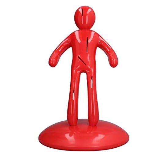 Kitchen Knife Block Set, Novelty Knife Block Set Novelty Knife Holder Funny Kitchen Knife Holder Red Human Shaped Knife Holder Stab Body Man Knife Block Plastic Holder