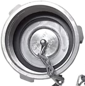 Miniatura 2 de Tapa de combustible para tanques Reefer, International MD y Ford 650/750, sin bloqueo, aluminio, alivio térmico de 190F