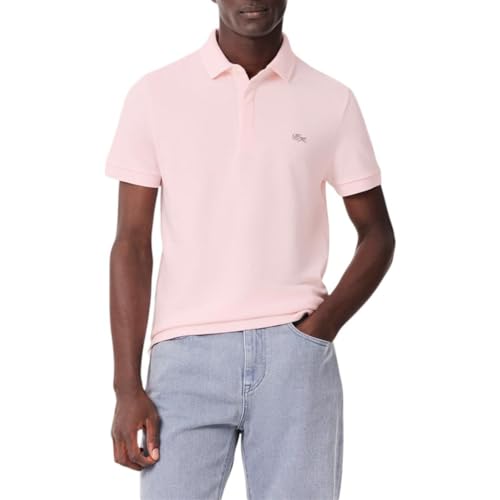 Listado de Lacoste Rosa más recomendados. 41 Lacoste - Polo Paris de algodón elástico para Hombre, Rosa (Flamingo Pink), M