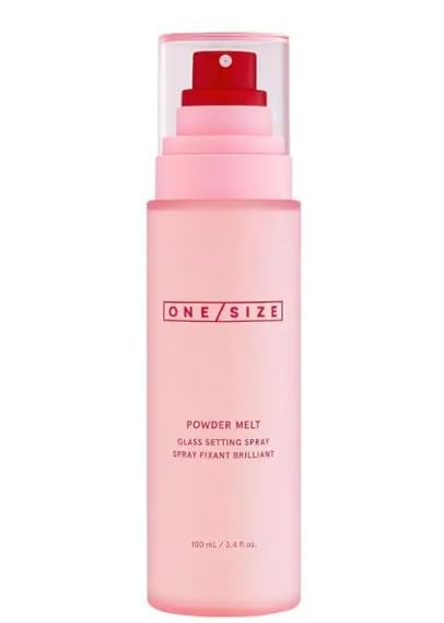 O/S by P-Starr - Powder Melt Glass Setting Spray, Hydrating, Makeup wear up to 12 hours, Ultra-Smooth Finish- Size: (3.4 oz/100 mL)