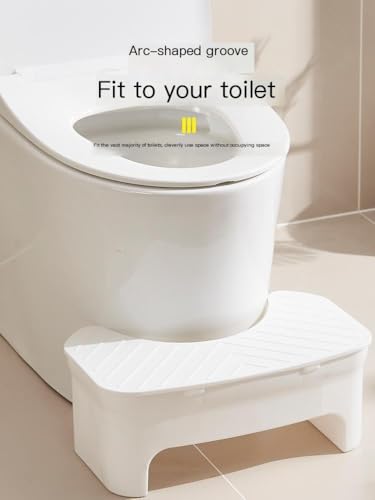 Anti-constipation : repose-pieds de toilette rétractable et antidérapant