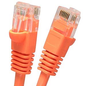 1.5Ft Cat.5E Molded Snagless Patch Cable Orange