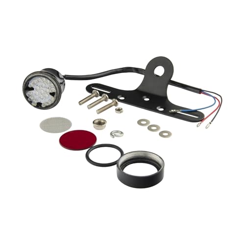 Feu arrière moto LED 12V feu stop support plaque d'immatriculation Chopper - 4