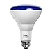 Norman Lamps LED-BR30-9W Blue - Volts: 120V, Watts: 9W, Type: LED BR30