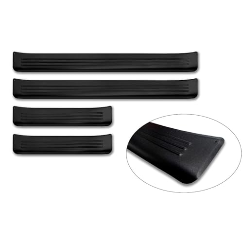 Seuils de portes Jaecoo J7 2024 Avisa en acier inoxydable noir mat élégant - 6