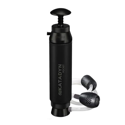 Katadyn Wasserfilter Pocket Tactical Serie, Schwarz