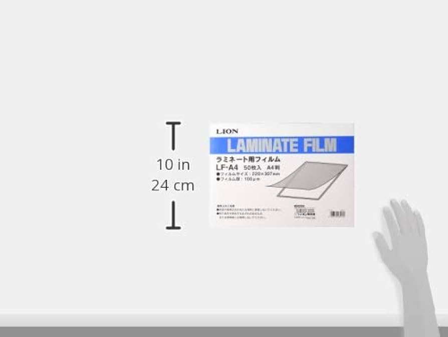 ラミネート@プロフ必読 Amazon | ライオン事務器 ラミネート フィルム A4 LF-A4 50枚
