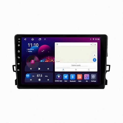 Estéreo de automóvil para Toyota Auris: viaja con GPS, música por Bluetooth y Mirror Link