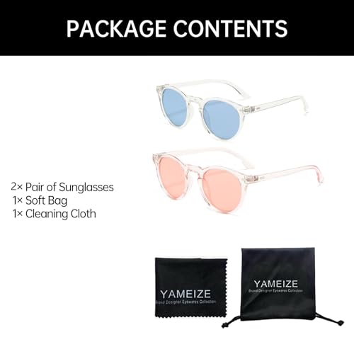 Lunettes de soleil polarisées ronde-ovale mode classique teintée - 5