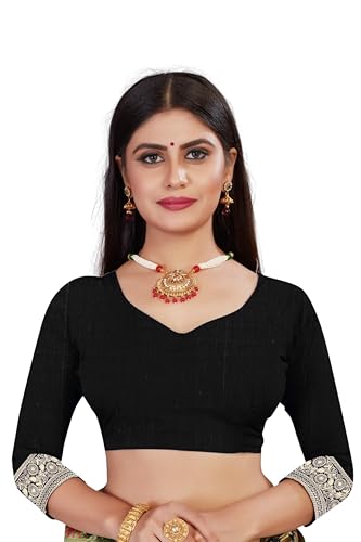 Image of C J Enterprise Women's Pure Kanjivaram Silk Saree Soft Design With Blouse Piece For Wedding (Pari124-51)