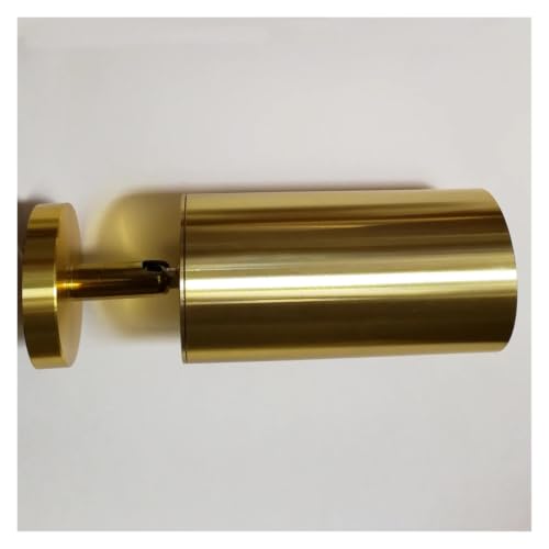 Lámpara de pared vintage industrial dorada orientable para techo de dormitorio 5