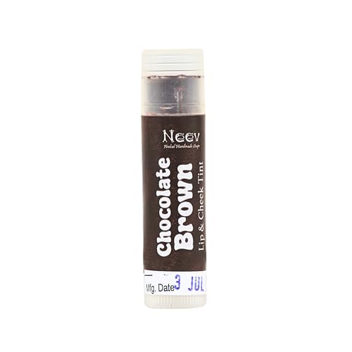 Image of Neev Herbal Lip & Cheek Tint � Chocolate Brown | 100% Organic, Nourishing & Chemical-Free Beauty Essential for Women