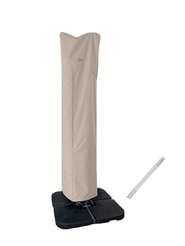 Garden Balsam Patio Umbrella Cover for 9ft to 13ft Offset Umbrella, Water Resistant, Curved...