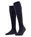 Produktbild FALKE Damen Kniestrümpfe Softmerino W Kh Wolle Baumwolle lang einfarbig 1 Paar, Blau Dark Navy 6379, 41-42