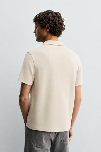 Image of Alan Jones Clothing Men's Waffle Knit Shirt | Casual Relaxed Fit Short Sleeve Button Down | Textured Cotton Blend Shirt