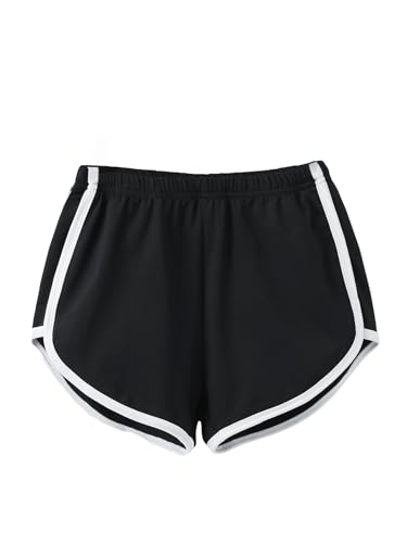 SweatyRocks Girl's Running Athletic Shorts Sport Workout Gym Casual Dolphin Shorts