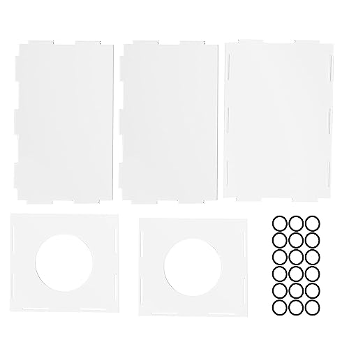 Caja de Polvo para Pulidora, Caja de Polvo para Pulido Cerrada, Acrílica con 2 Orificios, Caja de Polvo para Pulidora de Mesa Rectangular Altamente Transparente para Grabado
