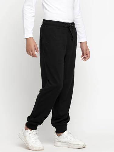 Image of Li'l Tomatoes Boys Looper Track Pant | Soft & Breathable Summer Casual Wear | Elastic Waist with Drawstring | 9-16 Years
