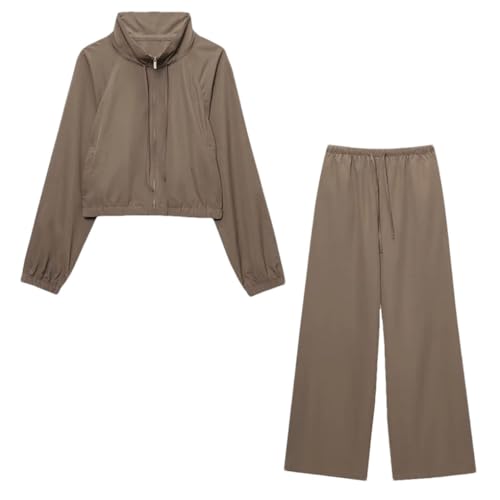 Ensemble deux pièces pantalon large fluide pour sublimer la silhouette féminine sans serrer