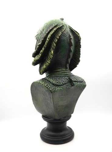 Estatua de resina Lagoon Monster Bust Rustix verde miniatura 4